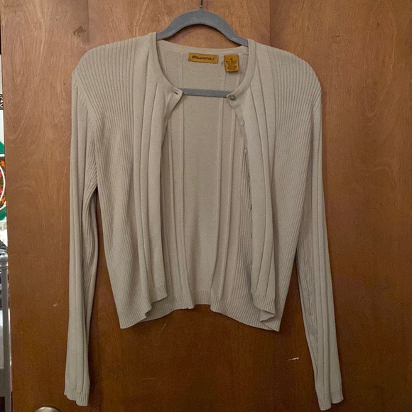 Vintage ribbed cardigan - Picture 1 of 2